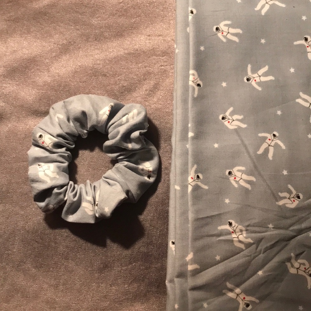 Spaceman scrunchie